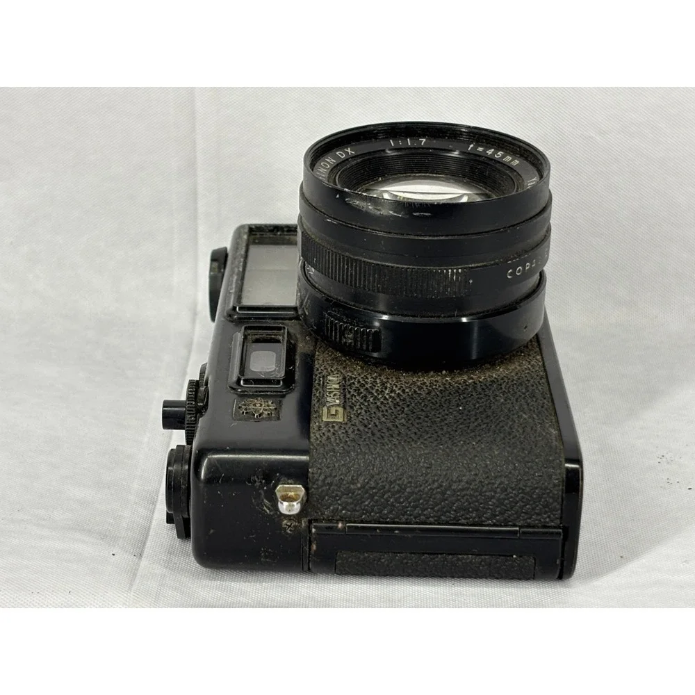 Yashica Electro 35 GT 35mm Film Camera Color-Yashinon DX 45mm f/1.7 Lens UNTEST